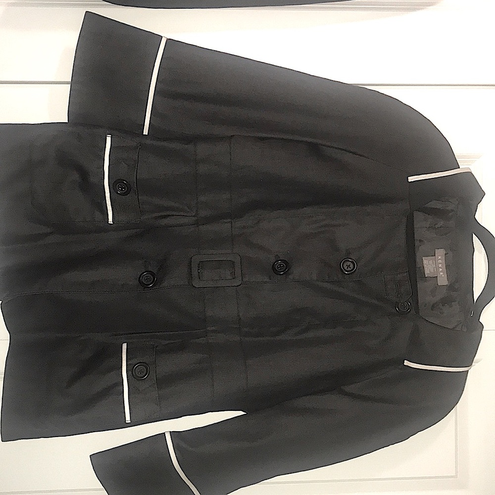 Black white dress jacket